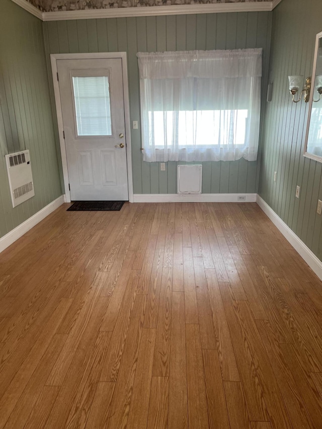 299 County Rd, Westbrook, ME 04092 - entryway with heating unit and wood-type flooring