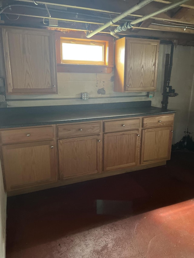 299 County Rd, Westbrook, ME 04092 - kitchen featuring dark countertops
