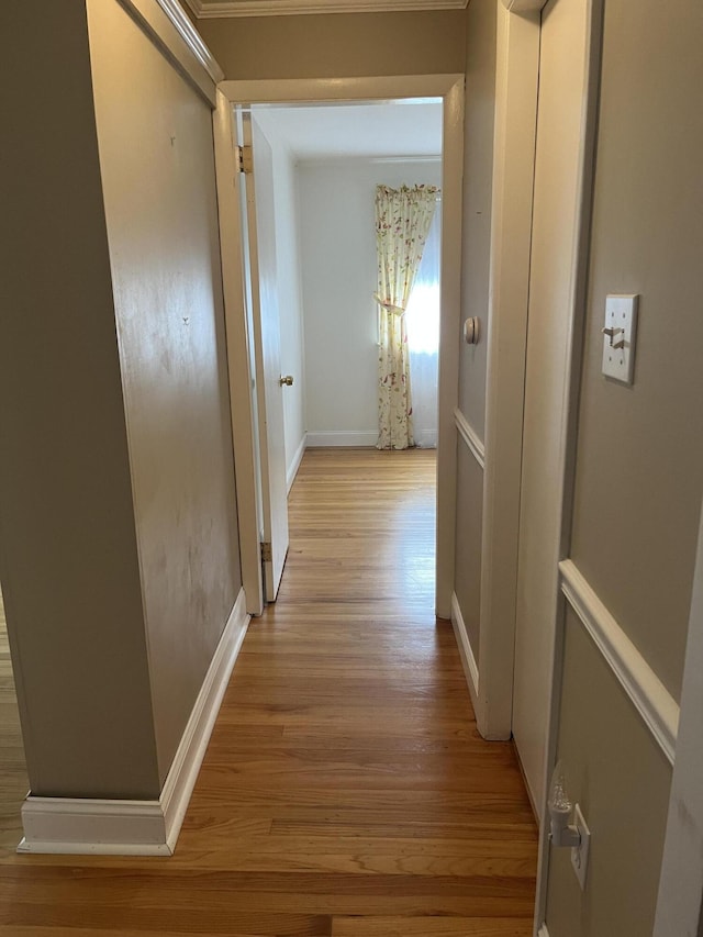 299 County Rd, Westbrook, ME 04092 - hallway with light wood finished floors and baseboards