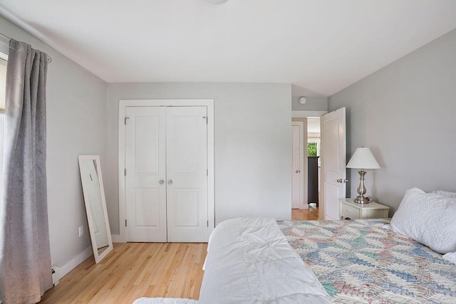 136-138 Blue Spruce Farm Rd, Westbrook, ME 04092 - bedroom with light wood-style floors and a closet