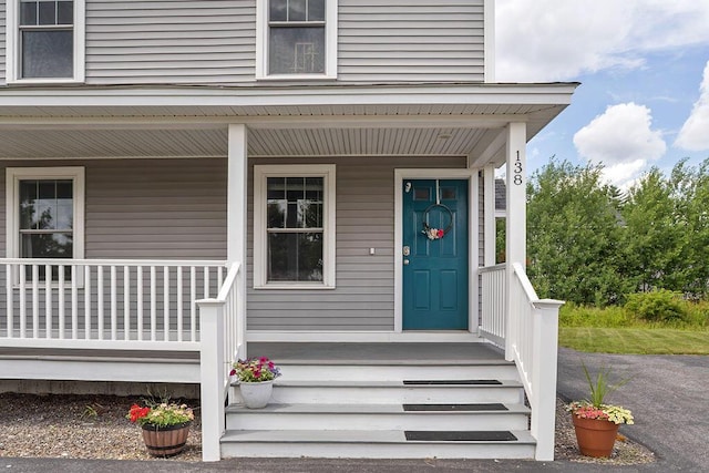 136-138 Blue Spruce Farm Rd, Westbrook, ME 04092 - entrance to property with a porch