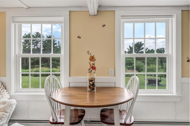 1511 Alna Rd, Alna, ME 04535 - dining area featuring healthy amount of natural light