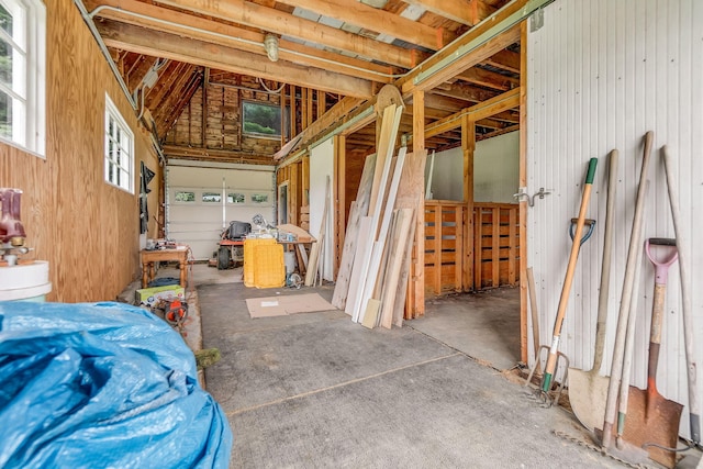 1511 Alna Rd, Alna, ME 04535 - misc room with a garage