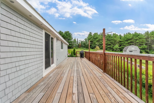 1511 Alna Rd, Alna, ME 04535 - view of wooden terrace