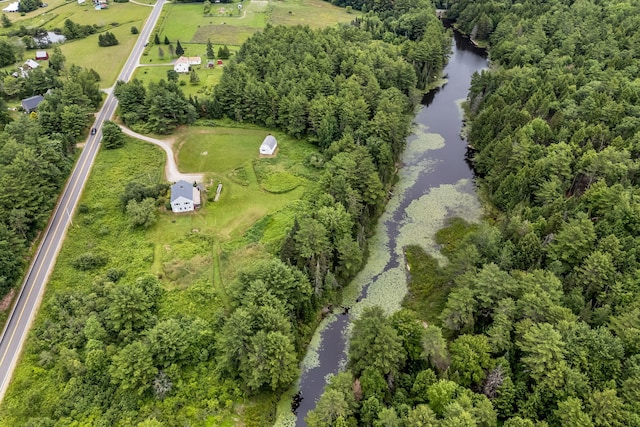 1511 Alna Rd, Alna, ME 04535 - view of property location with a nearby body of water and rural landscape