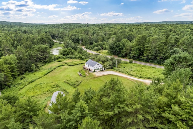 1511 Alna Rd, Alna, ME 04535 - view of subject property with a heavily wooded area