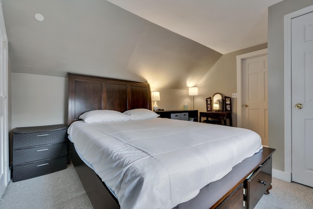 12 Maple St, Bath, ME 04530 - bedroom with light colored carpet and vaulted ceiling