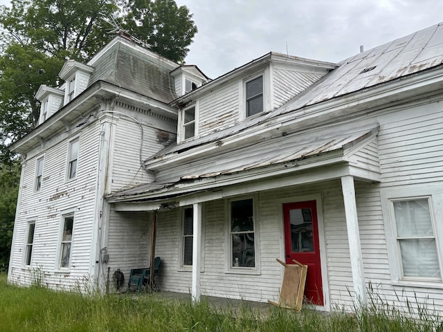 53 Main St, Phillips, ME 04966 - view of side of home with a porch