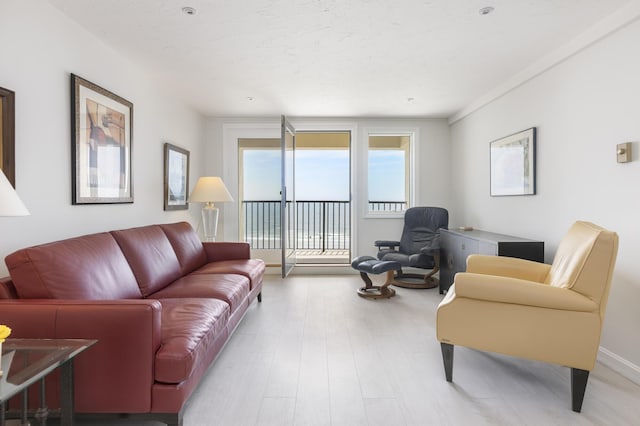 191 E Grand Ave Unit 506, Old Orchard Beach, ME 04064 - living room featuring light wood finished floors