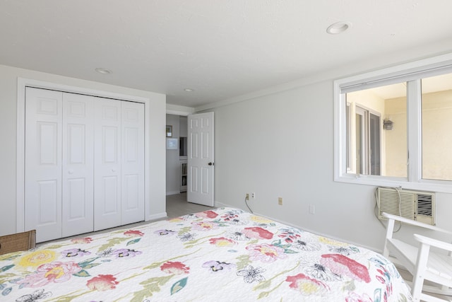 191 E Grand Ave Unit 506, Old Orchard Beach, ME 04064 - bedroom featuring a closet and recessed lighting
