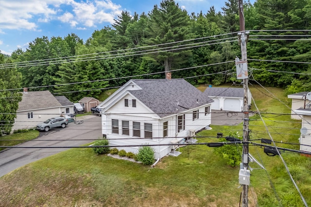 233 Northern Ave, Augusta, ME 04330 - view from above of property