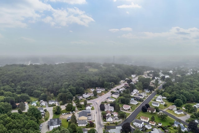 233 Northern Ave, Augusta, ME 04330 - aerial view of property and surrounding area with nearby suburban area and a heavily wooded area