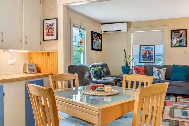 233 Northern Ave, Augusta, ME 04330 - dining space with an AC wall unit