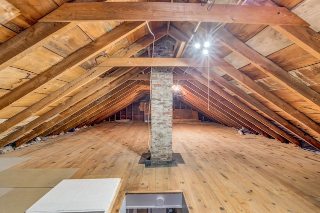 233 Northern Ave, Augusta, ME 04330 - view of unfinished attic