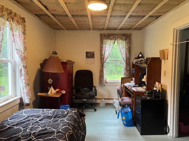 152 Cross Rd, Alna, ME 04535 - bedroom with an office area