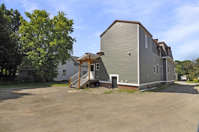 56 Holyoke St, Brewer, ME 04412 - rear view of property