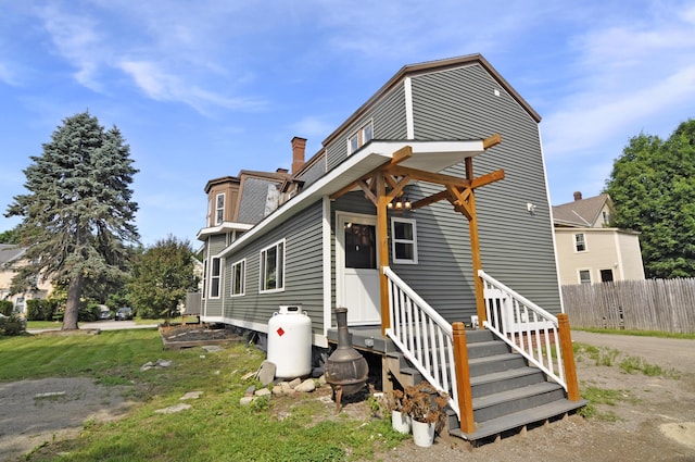 56 Holyoke St, Brewer, ME 04412 - view of front of property featuring entry steps