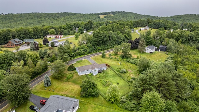 704 Brighton Hill Rd, Minot, ME 04258 - aerial overview of property's location featuring a forest