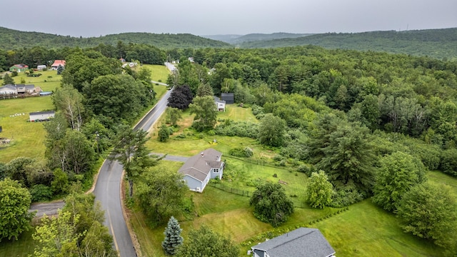 704 Brighton Hill Rd, Minot, ME 04258 - aerial view of a heavily wooded area
