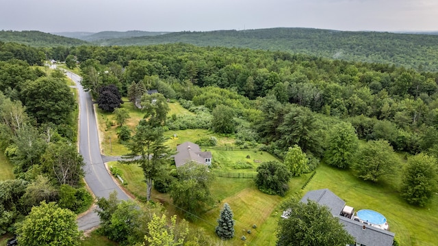 704 Brighton Hill Rd, Minot, ME 04258 - drone / aerial view of a forest