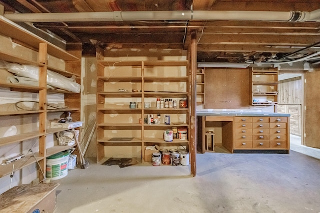 704 Brighton Hill Rd, Minot, ME 04258 - view of unfinished basement