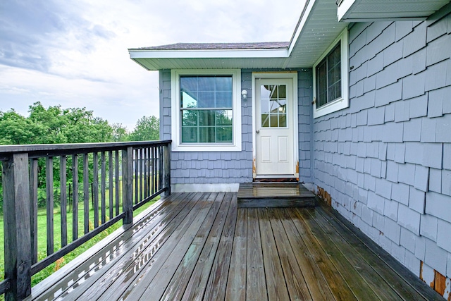 704 Brighton Hill Rd, Minot, ME 04258 - view of wooden deck