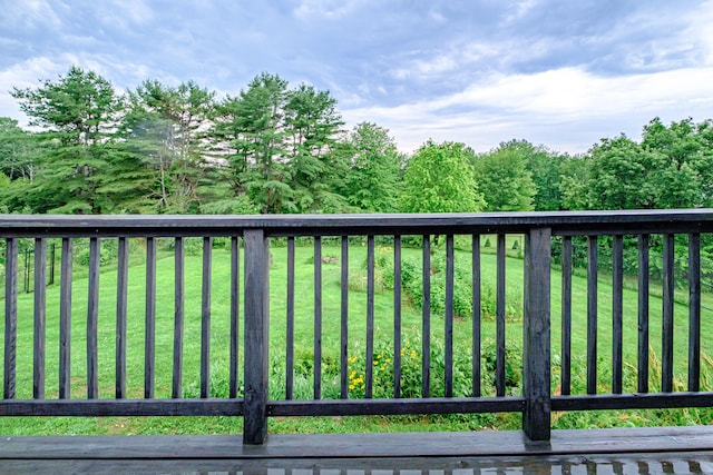 704 Brighton Hill Rd, Minot, ME 04258 - view of wooden balcony with a wooden deck