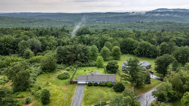 704 Brighton Hill Rd, Minot, ME 04258 - view of subject property with a forest