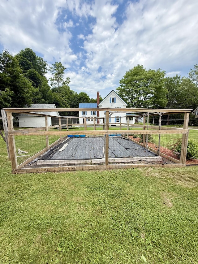 69 Lafayette St, Calais, ME 04619 - view of pool featuring a yard