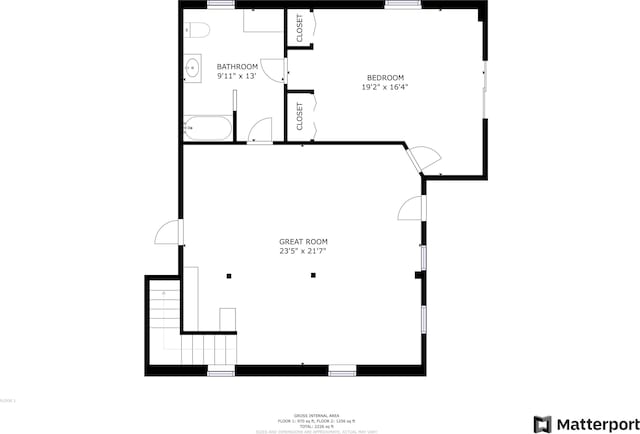 9 County Rd, Lubec, ME 04652 - view of room layout
