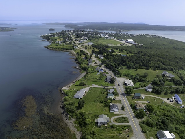 9 County Rd, Lubec, ME 04652 - aerial view of property and surrounding area with a large body of water