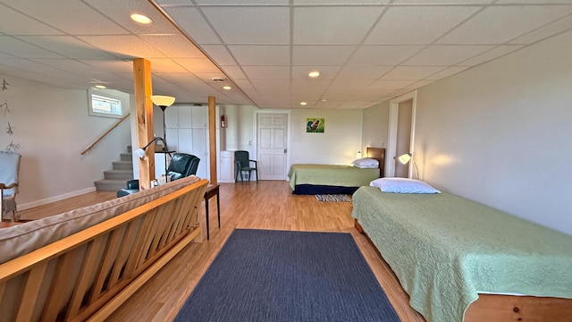 9 County Rd, Lubec, ME 04652 - bedroom with wood finished floors and recessed lighting