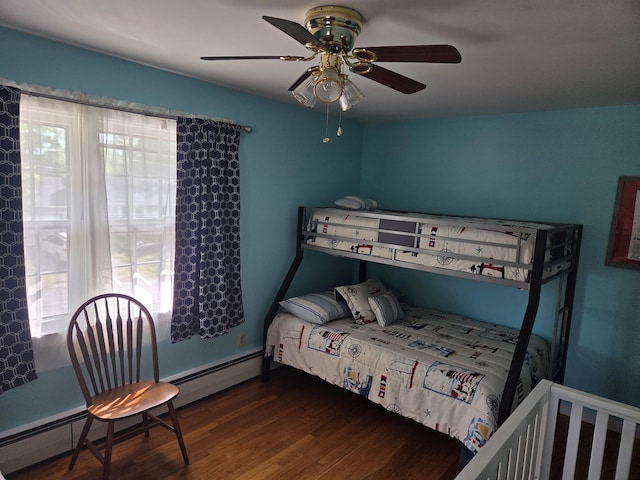 125 Connecticut Ave, Millinocket, ME 04462 - bedroom featuring wood finished floors and a ceiling fan