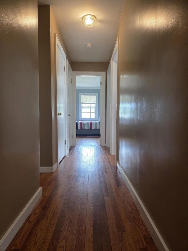 125 Connecticut Ave, Millinocket, ME 04462 - hall with hardwood / wood-style floors and baseboards