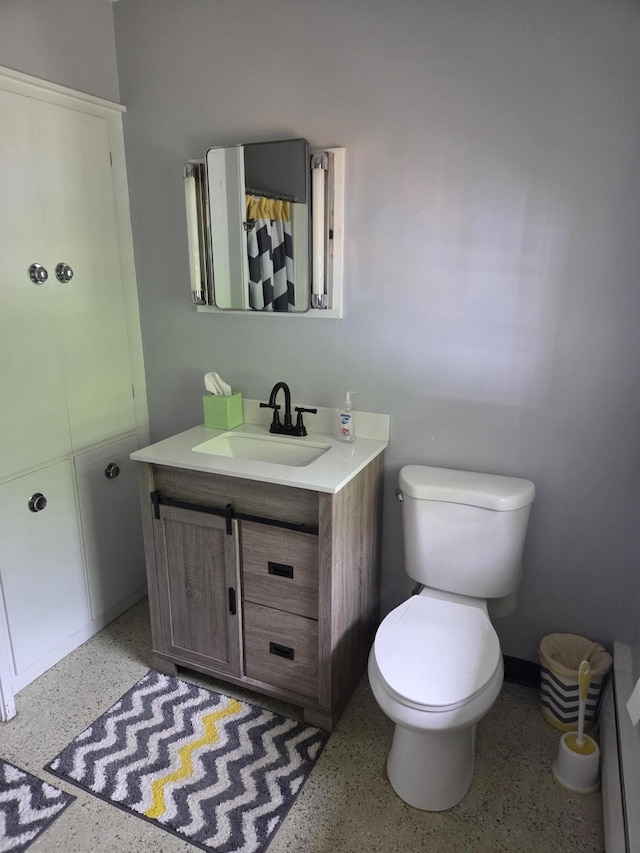 125 Connecticut Ave, Millinocket, ME 04462 - full bath featuring vanity and speckle patterned floor
