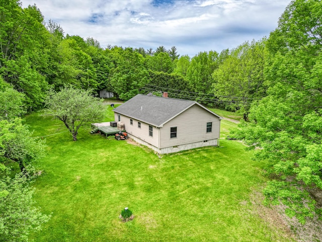23 Mccutcheon Way, Sidney, ME 04330 - aerial view of property and surrounding area featuring a forest