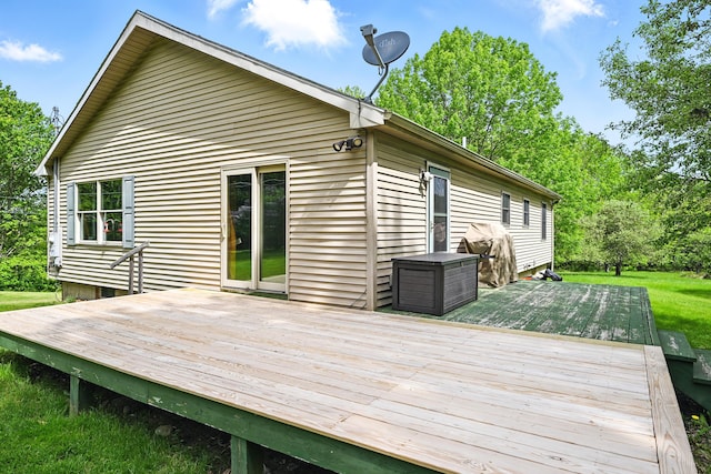 23 Mccutcheon Way, Sidney, ME 04330 - view of wooden terrace