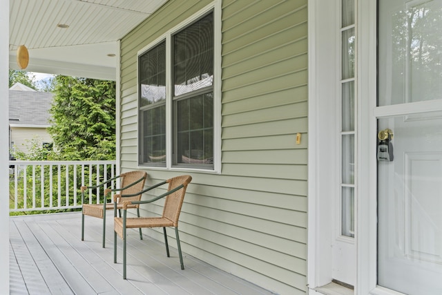 17 Tuttle Ln, Wells, ME 04090 - view of wooden porch