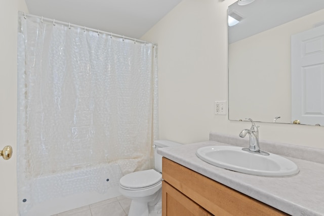 17 Tuttle Ln, Wells, ME 04090 - bathroom with vanity, tile patterned flooring, and shower / bathtub combination with curtain