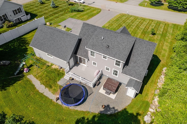 123 Lasalle Dr, Bangor, ME 04401 - view from above of property