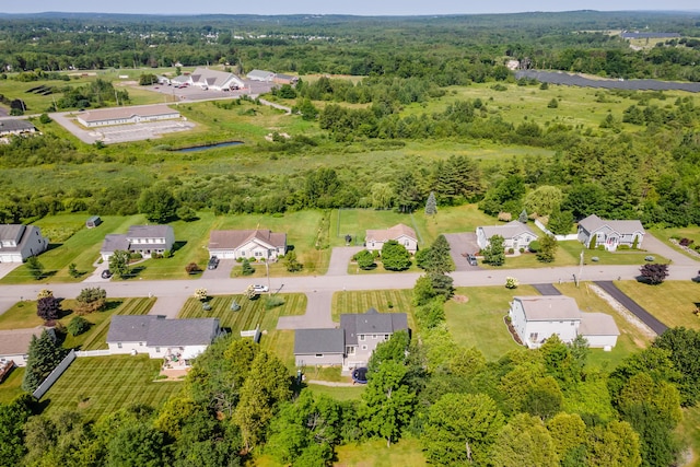 123 Lasalle Dr, Bangor, ME 04401 - aerial perspective of suburban area with a heavily wooded area