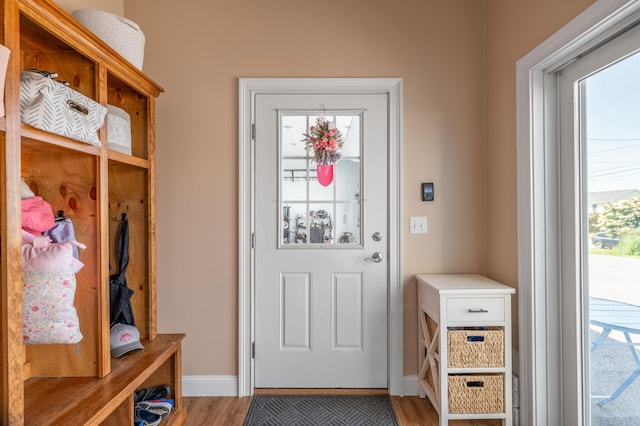 123 Lasalle Dr, Bangor, ME 04401 - mudroom with light wood-style floors