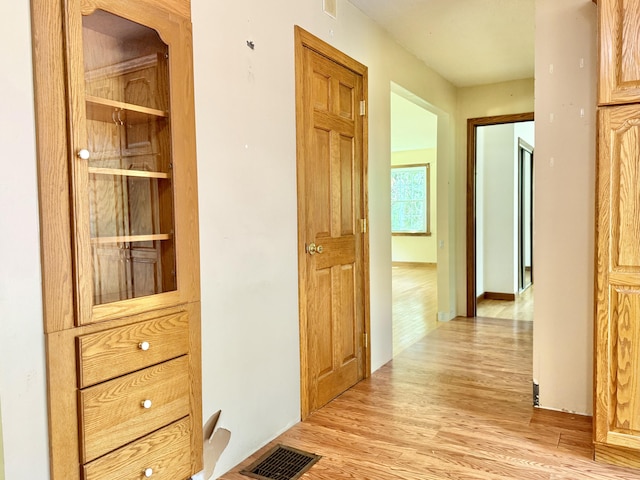 1606 Avenue Rd, Exeter, ME 04435 - hallway featuring light wood-type flooring