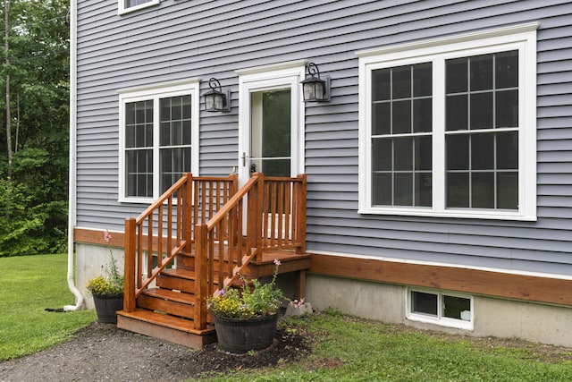 1031 Hallowell Rd, Durham, ME 04222 - deck featuring a lawn