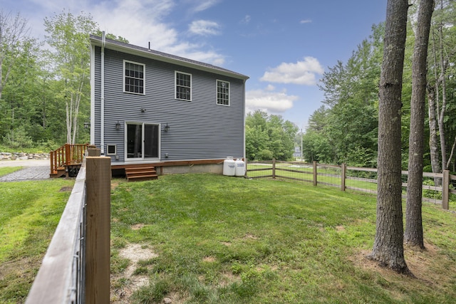 1031 Hallowell Rd, Durham, ME 04222 - back of house featuring a wooden deck