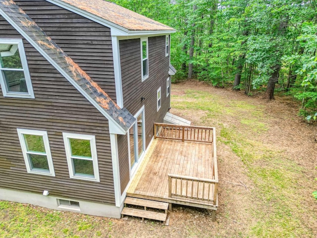 117 Badger Cir, Limerick, ME 04048 - view of wooden deck