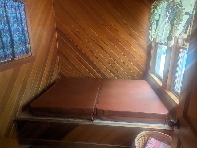 9 Deer Hill Ln, Hampden, ME 04444 - detailed view of wooden walls