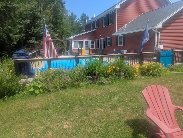 9 Deer Hill Ln, Hampden, ME 04444 - swimming pool with a lawn