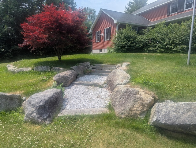 9 Deer Hill Ln, Hampden, ME 04444 - view of green lawn