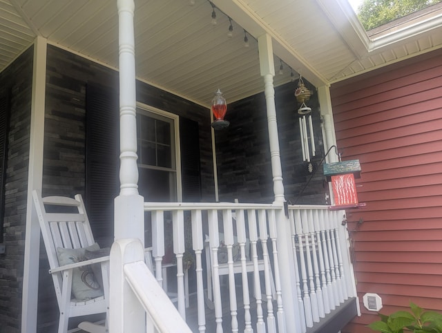 9 Deer Hill Ln, Hampden, ME 04444 - view of covered porch